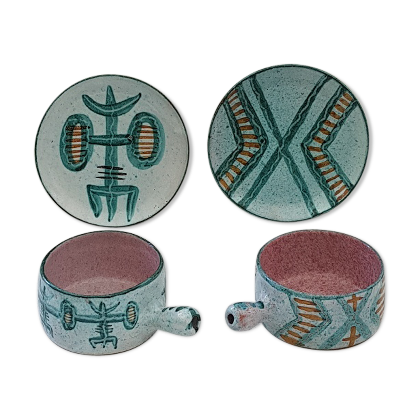 Humbert Pittari Vallauris caquelons vintage