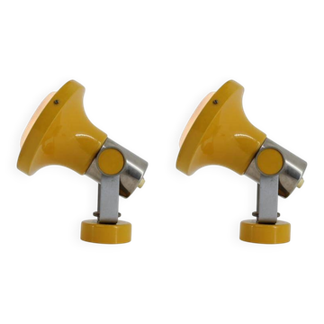 Pair of mid-century wall or table lamps by Pavel Grus, 1970s