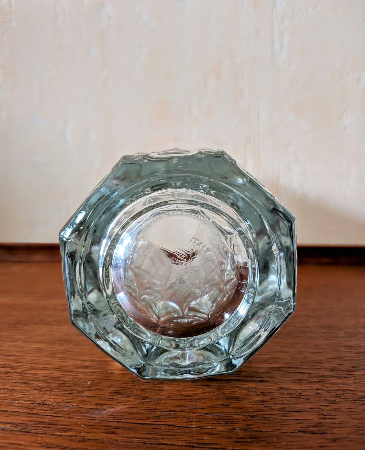 Vase en verre vintage