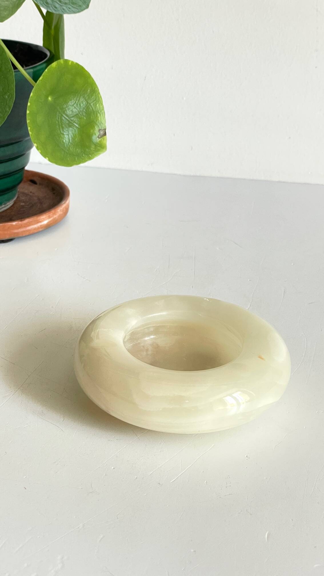 VINTAGE MARBLE ASHTRAY