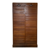 Wooden double curtain cabinet