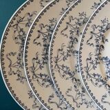 Set of 4 flat plates Model Mozart Sarreguemines