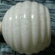 Clichy glass wall lamp with porcelain support 50s