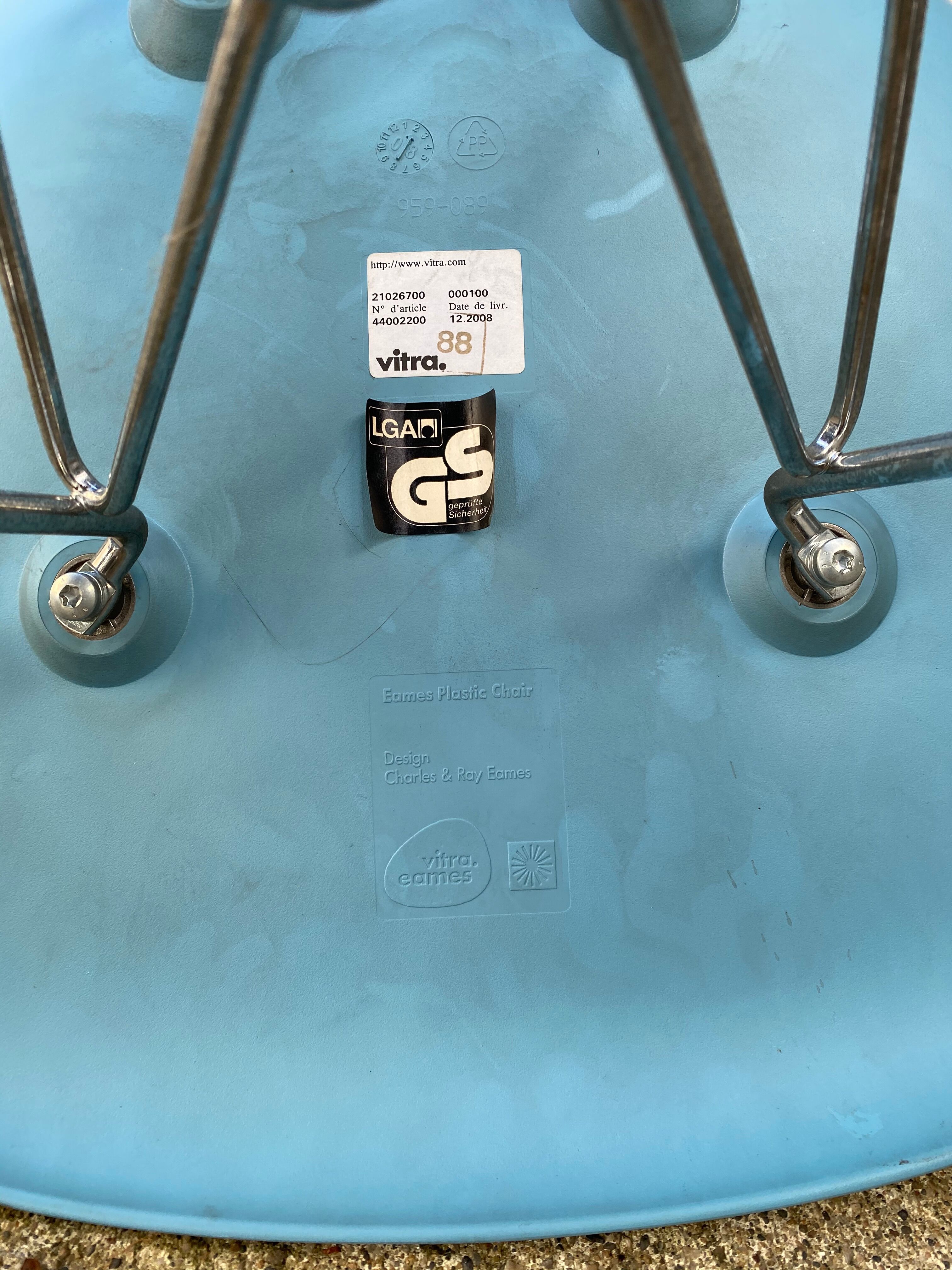 "plastic chair" by Charles & Ray Eames