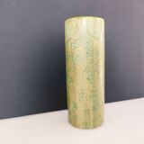 Pale green ceramic roller vase