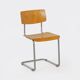 Vintage tubular chair 1121 by gispen in 1970s