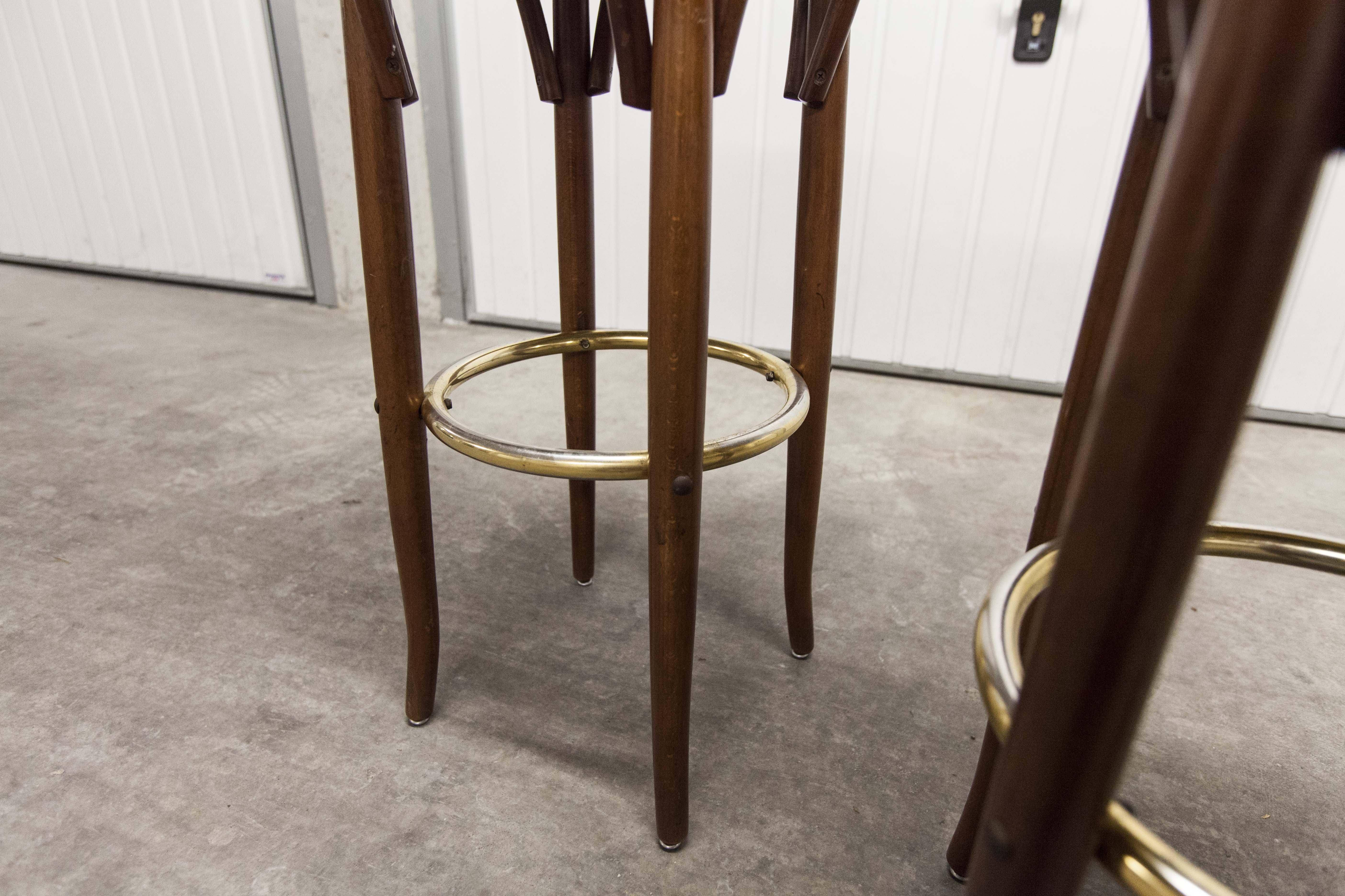 Pair bar stools Hindermann Wellereau