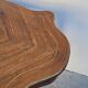 Napoleon III violin-shaped middle desk table 19th in marquetry