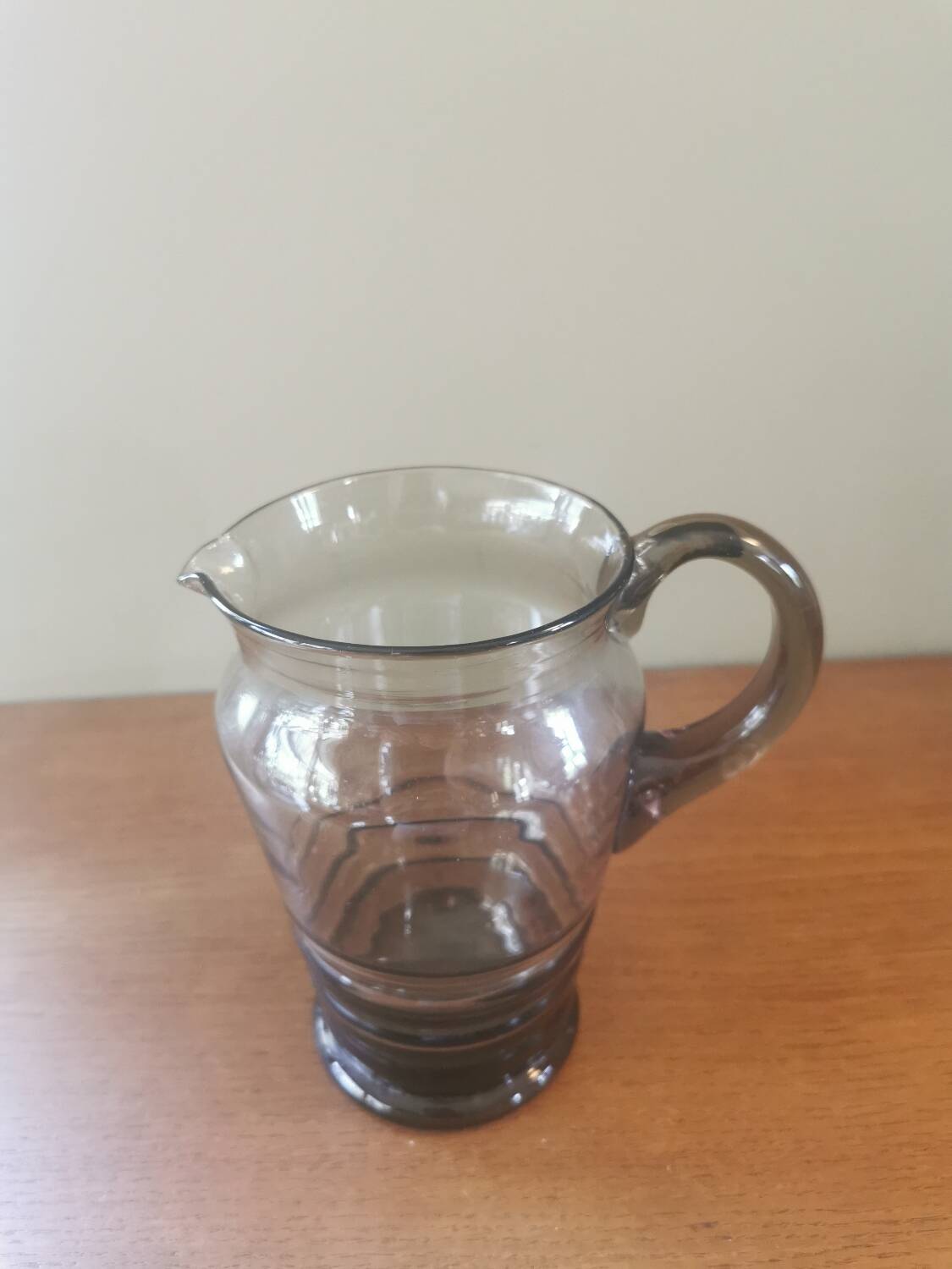 Vintage glass pitcher
