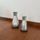 Duo vintage de vases chrome 1970