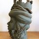 Large crowned ceramic head by Stefania Boemi – Sicily, 44 cm