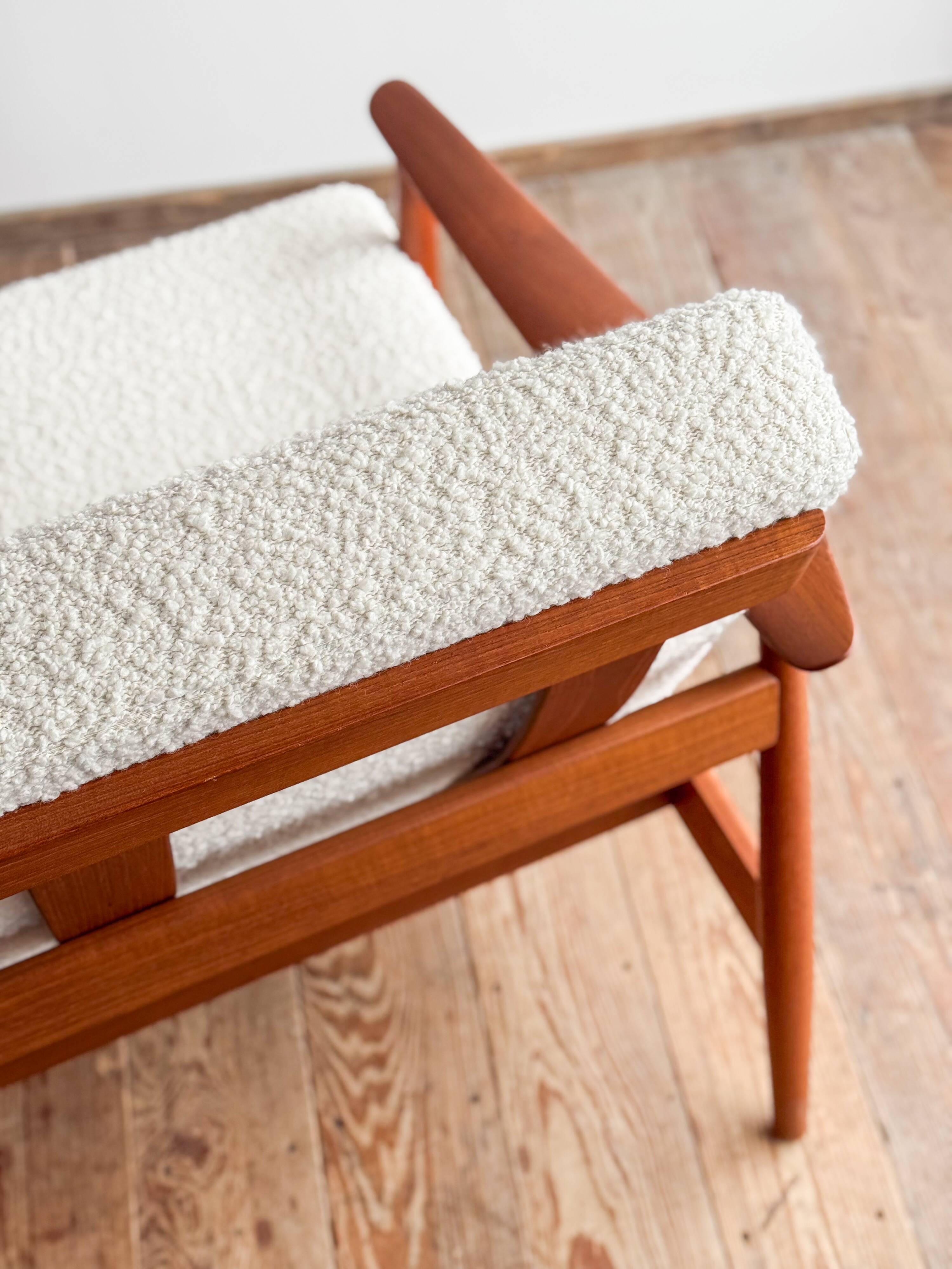 Canapé 3 places Arne Vodder modèle FD164 pour France & Son, Danemark