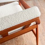 Canapé 3 places Arne Vodder modèle FD164 pour France & Son, Danemark