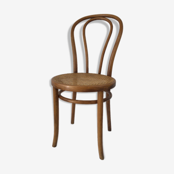 Chaise de bistrot 1900 en bois courbé