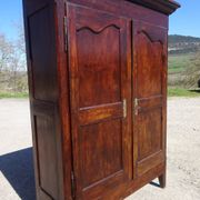 Louis Philippe wardrobe in solid walnut