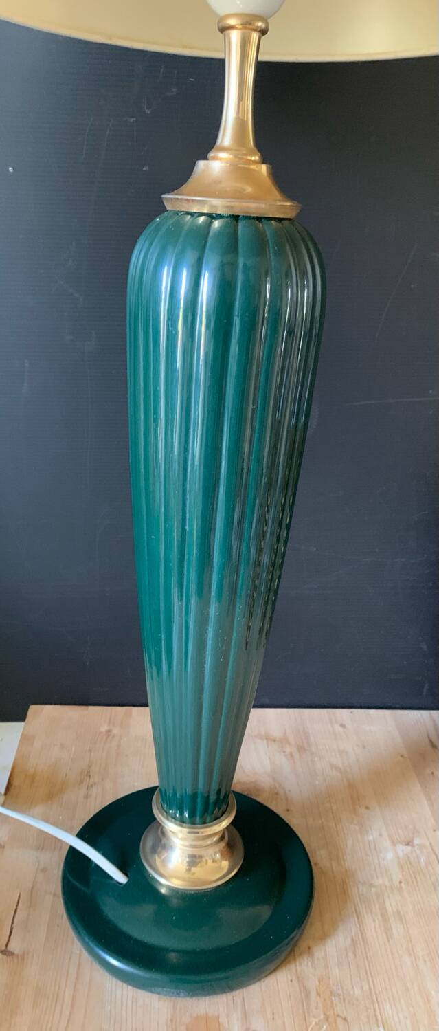 Large Deschuytener ceramic lamp