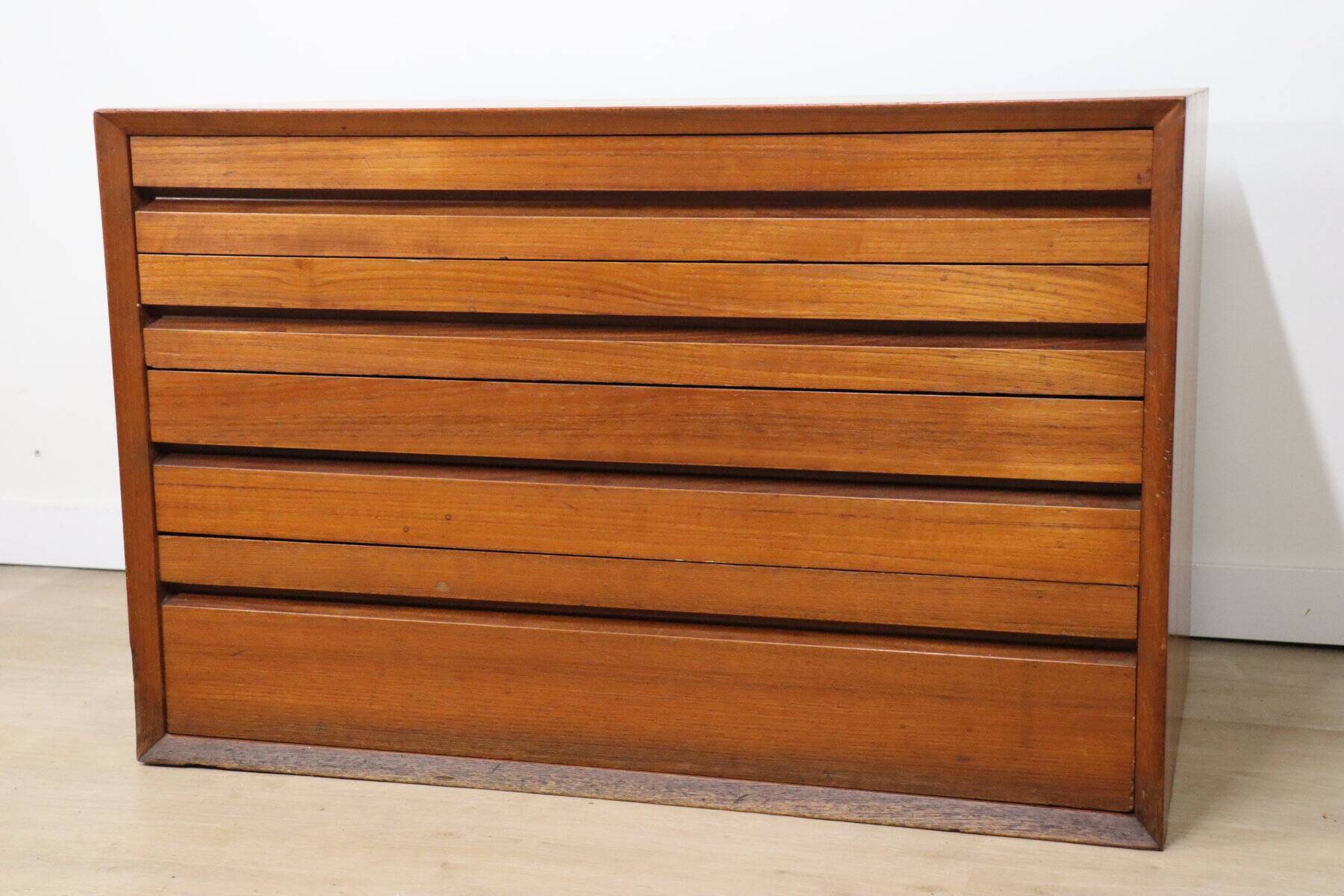 Poul Cadovius teak bookcase module from the 60s