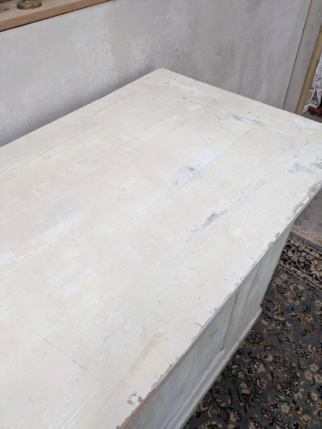 Large patinated buffet