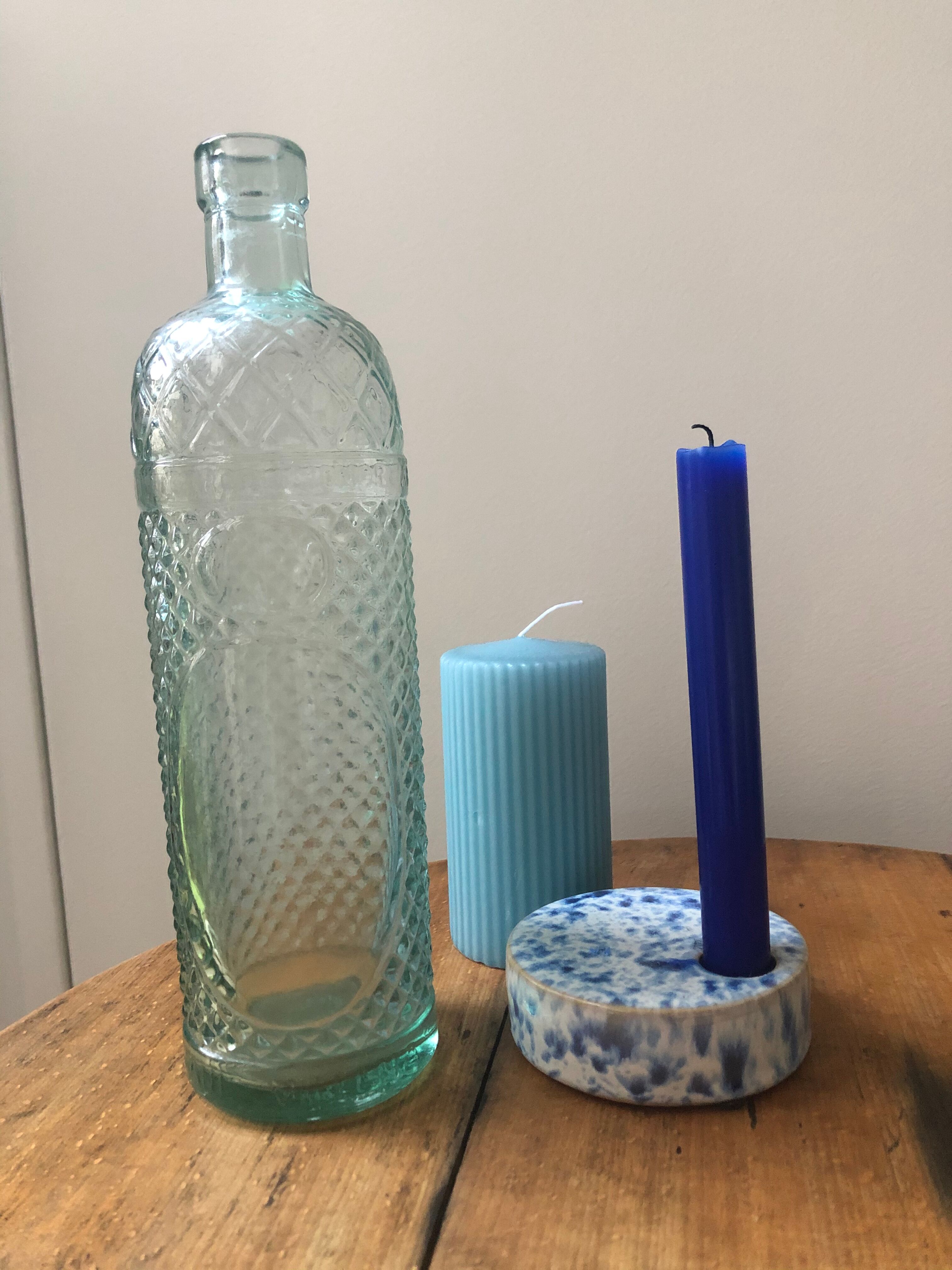 Bouteille transparente vintage