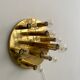 Plafonnier en laiton 10 ampoules 1960
