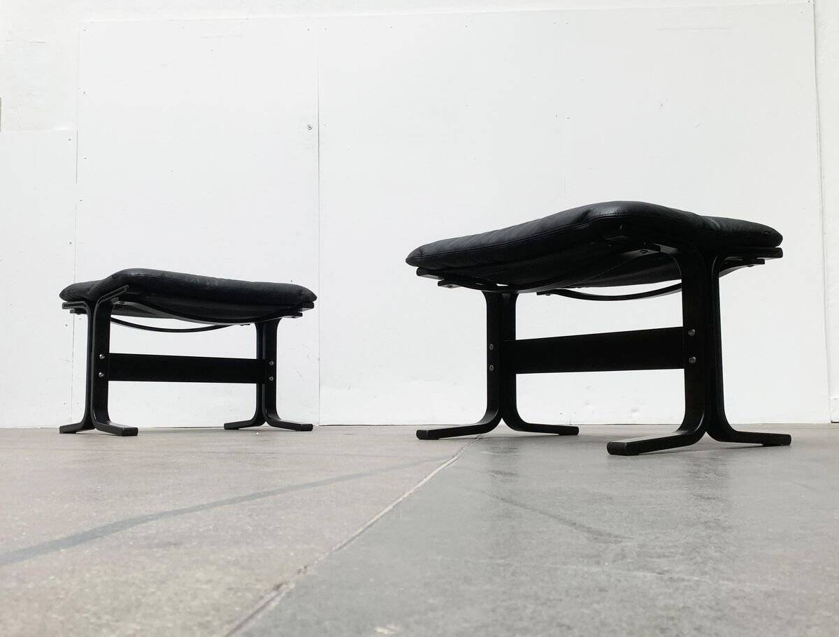 Norwegian Siesta Lounge Ottoman Chair by Ingmar Relling for Rybo