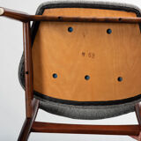 Set of 8 Arne Vodder 62 rosewood chairs