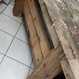 Vintage wooden workbench