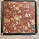Table basse marbre rouge