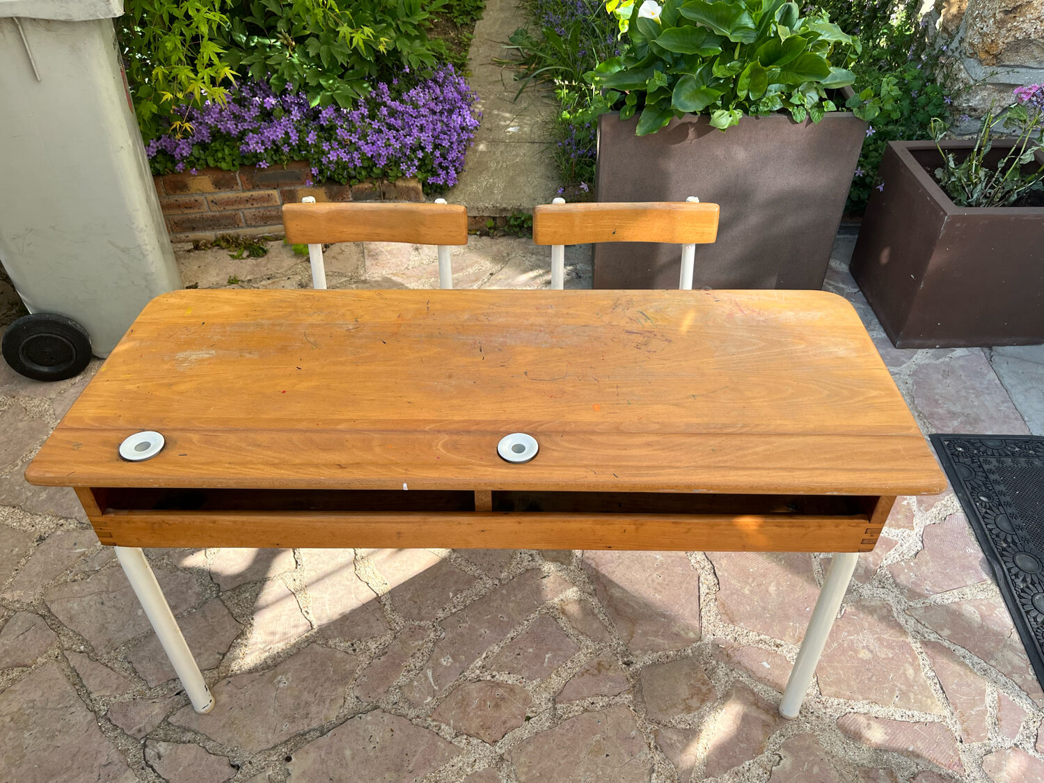 School desk 2 places