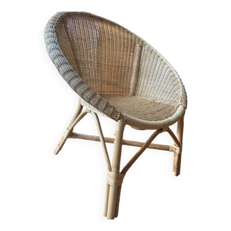 rattan armchair