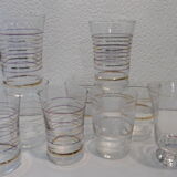 Antique mustard glasses