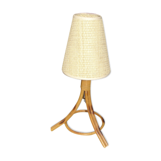 1960 rattan lamp
