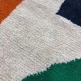 Traditional handmade Berber wool rug, size 150 x 250 cm