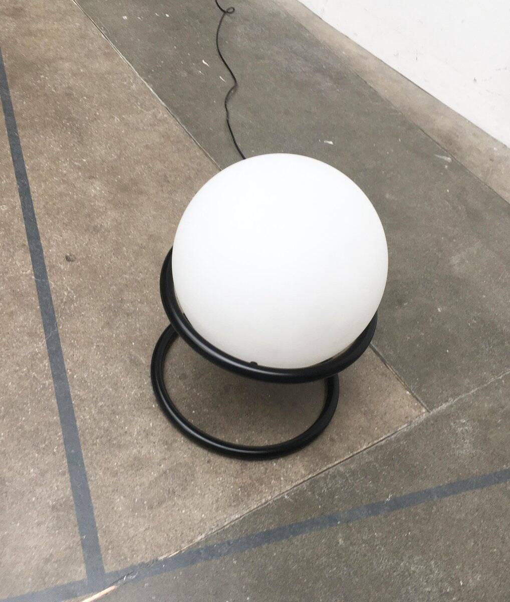 Vintage space age globe floor lamp