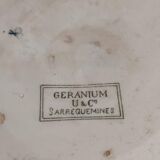 Bowl U-C Sarreguemines / Geranium