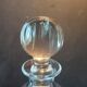 Vintage cut crystal carafe, ball stopper.