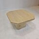 Side table in travertine, 1980s
