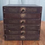 Meuble de mercerie Fils & Cotons L.V. Lille-Paris