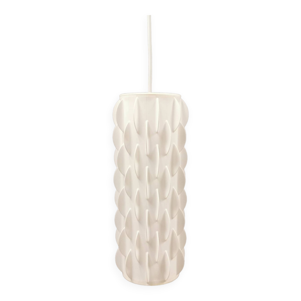 Lampe à Suspension Pearl Shade Attribuée à Lars Schiøler Pour Hoyrup Danemark 1960s 2