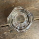 Paire de bougeoirs ancien covetro design verre moulé italy 60’s vintage