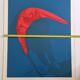 Lithograph "Lenin's Cap" by Ivan Messac, signed, 75 cm x 56 cm
