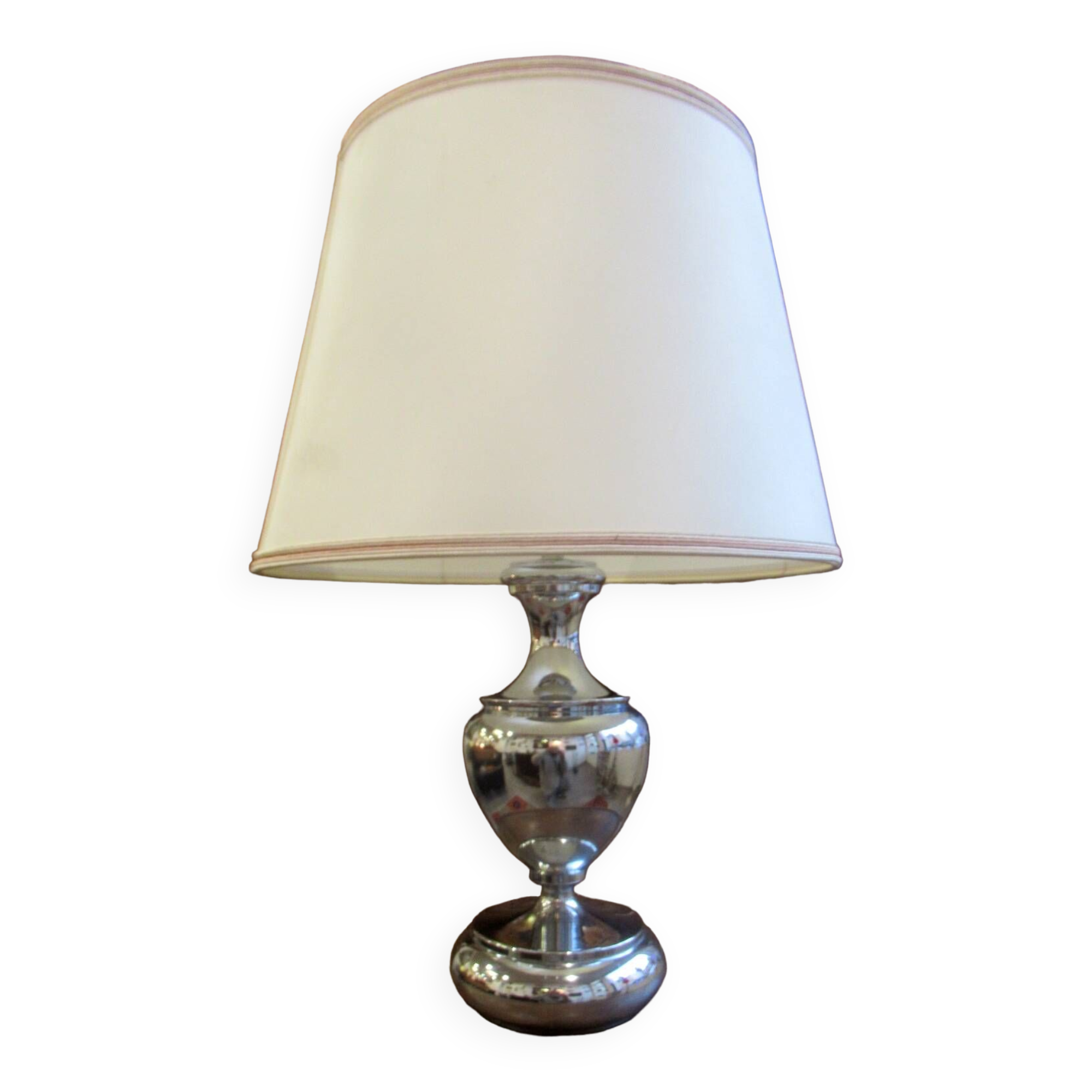 70s lamp, stainless steel