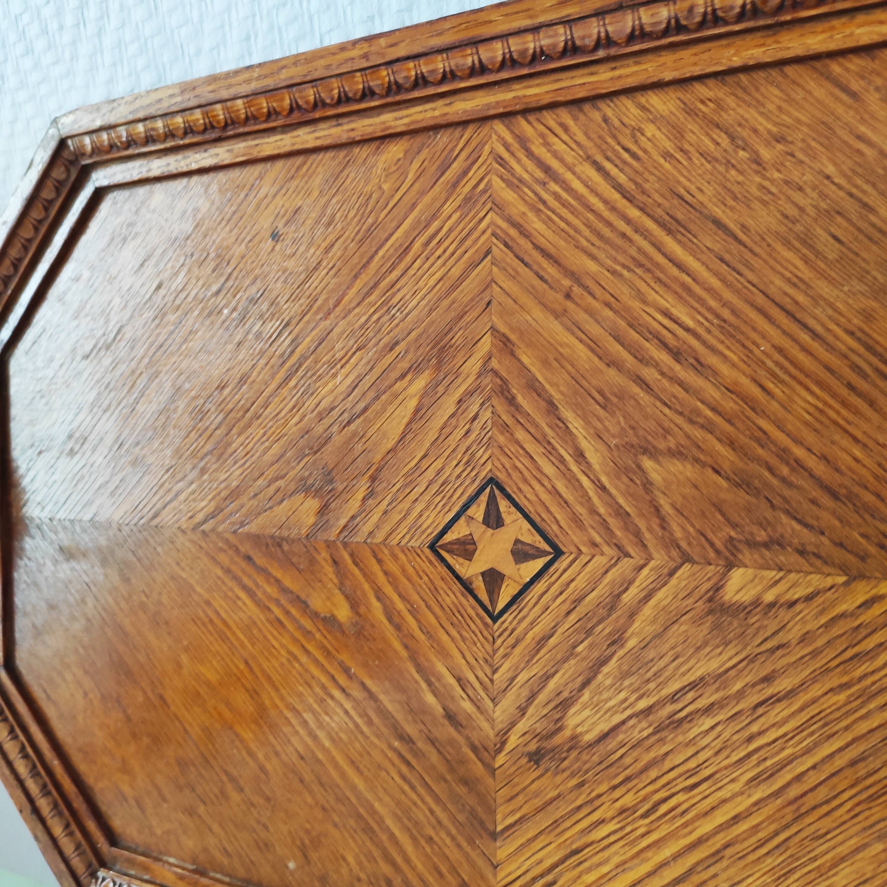 Art Deco wooden serving tray