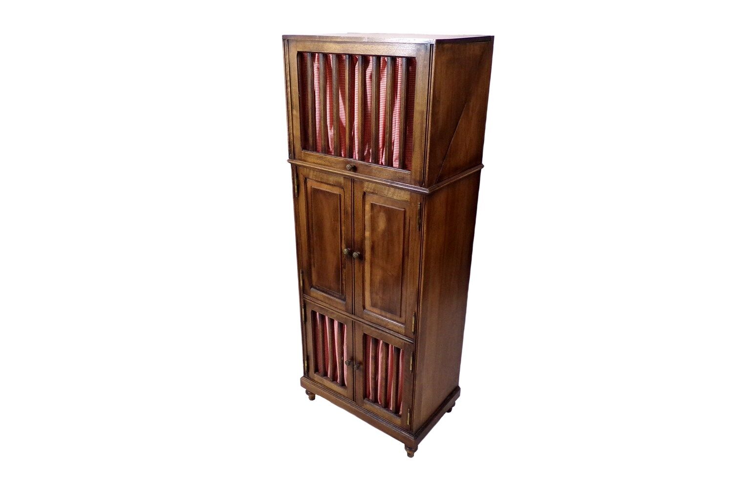 Former radio and music locker furniture