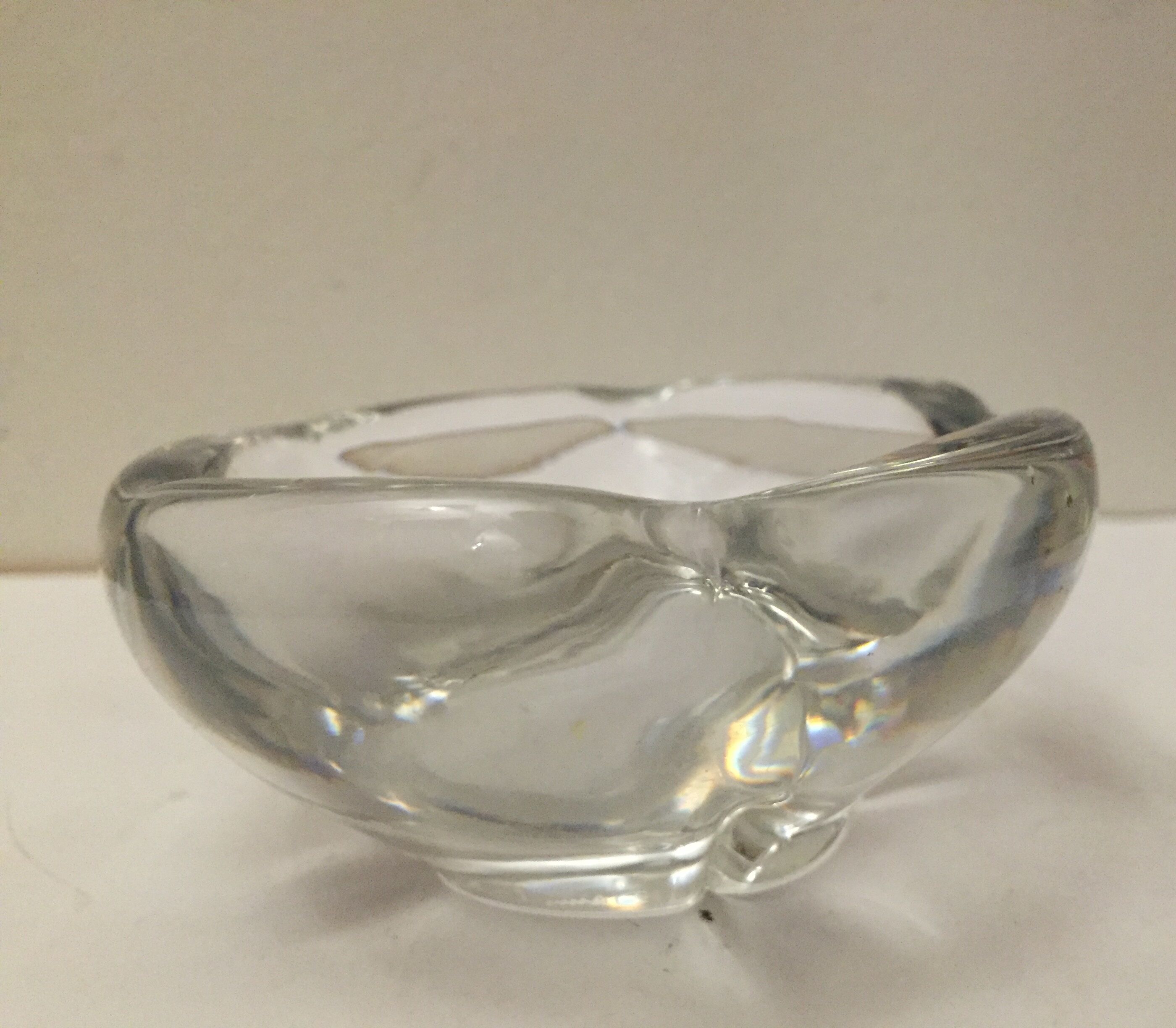 Daum crystal ashtray