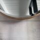 Woud oak beveled mirror