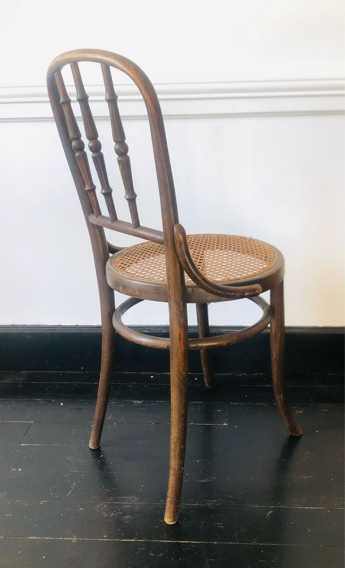 Pair of chairs signed Thonet