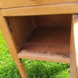 Old wooden nightstand