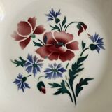 5 prairial digoin soup plates - dark foliage