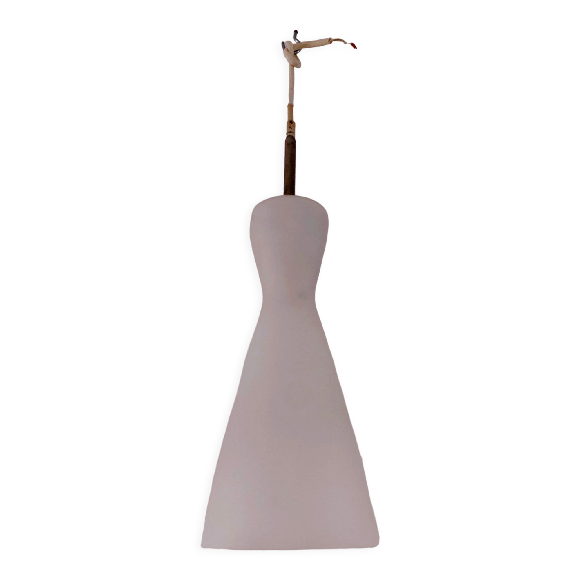 Suspension in opaline design 70s